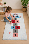 Number Play Learning Rug- Pink